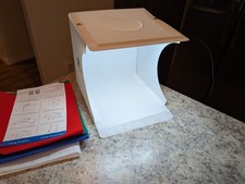 9" X 9" Puluz 6 cores caixa de luz de fotografia LED estúdio fotográfico portátil, usado comprar usado  Enviando para Brazil