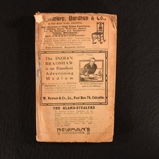 1922 Newman's Indian Bradshaw A Guide For Railway Travellers in India Scarce ..., usado comprar usado  Enviando para Brazil