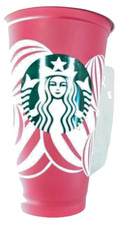 Copo Starbucks vermelho branco e verde sirene logotipo empresa de café comprar usado  Enviando para Brazil