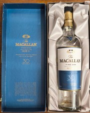 CAJA Y BOTELLA VACIA MACALLAN WHISKY 30 AÑOS TRIPLE CASK FINE OAK SINGLE MALT comprar usado CAJA Y BOTELLA VACIA MACALLAN WHISKY 30 AÑOS TRIPLE CASK FINE OAK SINGLE MALT comprar usado  Enviando para Brazil