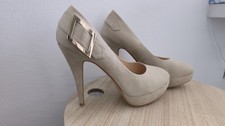 Beige high heels gebraucht kaufen  Kürnach