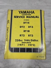 1971-1973 Yamaha Enduro OEM Service Shop Manual de Reparo, DT1 DT2 DT3 RT1 RT2 RT3, usado comprar usado 1971-1973 Yamaha Enduro OEM Service Shop Manual de Reparo, DT1 DT2 DT3 RT1 RT2 RT3, usado comprar usado  Enviando para Brazil