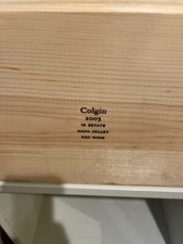 Usado, Colgin Cellars Napa Valley Madeira 6 Garrafas Vinho Caixa Vazia 2003 IX Estate Vermelho  comprar usado  Enviando para Brazil