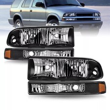 Conjunto de faróis esquerdo e direito para 98-04 CHEVY S10 BLAZER farol de fábrica parachoque comprar usado Conjunto de faróis esquerdo e direito para 98-04 CHEVY S10 BLAZER farol de fábrica parachoque comprar usado  Enviando para Brazil