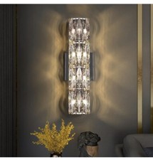 Crystal wall sconces for sale  Matthews