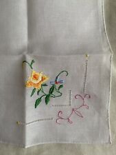 Vintage hand embroidered for sale  LONDON