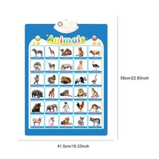 Children's Audio Posters, Toys, English Wall Stickers, Click to Read Make GTR8 comprar usado  Enviando para Brazil