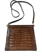 Handtasche clutch krokodillede gebraucht kaufen  Eschweiler