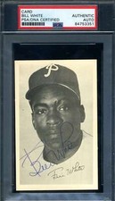 Bill white psa for sale  Germantown