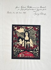 1891 exlibris entwurf gebraucht kaufen  München