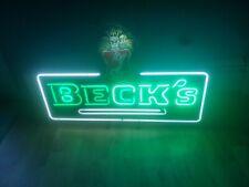 Vintage beck neon for sale  Coram