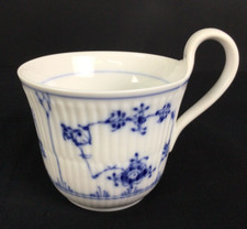 Caneca Royal Copenhagen azul canelada lisa alça alta comprar usado  Enviando para Brazil