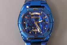 INVICTA Slim Lady 41mm aço inoxidável mostrador azul VJ45 quartzo 43087 comprar usado  Enviando para Brazil