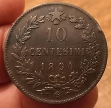 Moneta centesimi 1894 usato  Olbia