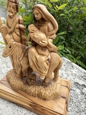 Nativity wood carved for sale  Escondido