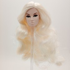 Moda realeza Tatyana Alexandrova cabelo loiro enraizado integridade cabeça de boneca, usado comprar usado  Enviando para Brazil