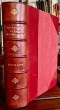 1890 GEORGE ELIOT Silas Marner & Scenes Of Clerical Life RIVIERE LEATHER BINDING comprar usado  Enviando para Brazil