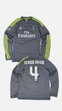 Camisa masculina manga longa Real Madrid 2015 2016 #4 Sergio Ramos tamanho M comprar usado  Enviando para Brazil