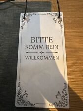 Willkommen schild gebraucht kaufen  Hollenbeck, Lehmrade, Sterley