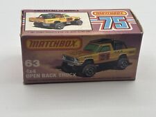 Matchbox Superfast No63 4x4 caminhão traseiro aberto caixa vazia comprar usado  Enviando para Brazil