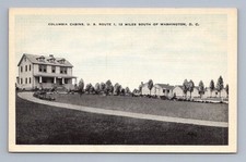 Usado, Cartão postal antigo da Virgínia Washington D. C. Columbia Cabins década de 1930 comprar usado Usado, Cartão postal antigo da Virgínia Washington D. C. Columbia Cabins década de 1930 comprar usado  Enviando para Brazil