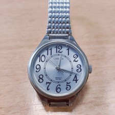 Relógio feminino Carriage by Timex pulseira elástica Indiglo CR 1216 nova bateria comprar usado  Enviando para Brazil