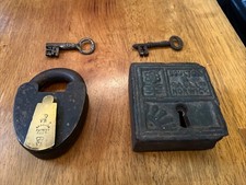 Pair antique lock for sale  WEST DRAYTON