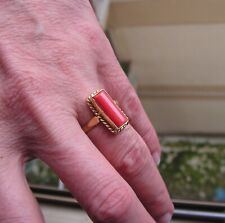 Anello rosso corallo usato  Torre del Greco