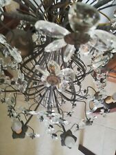 Lampadario cristallo vintage usato  Piacenza