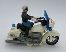 Brinquedo Everbright polícia motocicleta bicicleta patrulha rodoviária vintage década de 1970 comprar usado  Enviando para Brazil