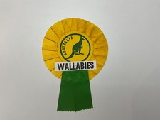 Australia wallabies rosette for sale  LONDON
