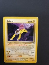Carta pokemon raikou usato  Solza