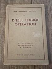 Diesel engine operation for sale Diesel engine operation for sale  LEAMINGTON SPA