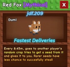 Red fox grow for sale  Wallace