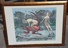 Maccari mino litografia usato  Fucecchio