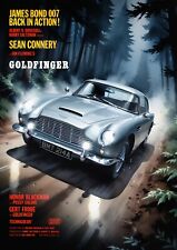 Goldfinger art print for sale  LLANIDLOES