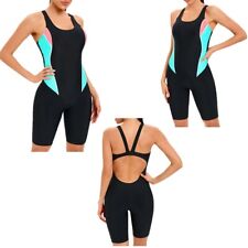 Macacão de banho feminino sem mangas Rashguard peça única surf perna de menino comprar usado  Enviando para Brazil