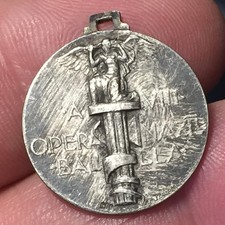 Vecchia medaglia argento usato  San Bonifacio