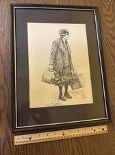 Vintage framed pen for sale  Vernon Rockville
