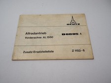 Deutz d6005a allradantrieb gebraucht kaufen  Merseburg
