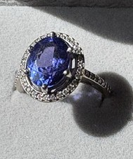 4ct tanzanite diamonds for sale  Lake Geneva