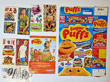 Paquete de pegatinas y pegatinas Quaker Cereal Sugar Puffs Scooby Doo 2002 x 3 segunda mano  Embacar hacia Mexico