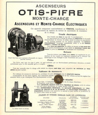 Otis pifre ascenseurs d'occasion  Les Bordes