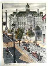 hand colored antique etching for sale  Miami