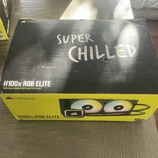 Usado, Refrigerador de CPU líquido Corsair Super Chilled H100x RGB 240mm comprar usado Usado, Refrigerador de CPU líquido Corsair Super Chilled H100x RGB 240mm comprar usado  Enviando para Brazil