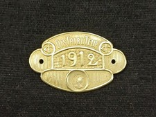 Plaque fiscale 1912 d'occasion Plaque fiscale 1912 d'occasion  Chaponost
