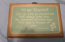 Teacher plaque for sale  Enid