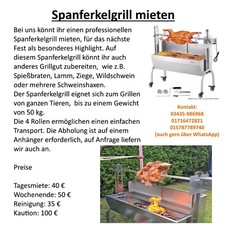 Spanferkelgrill lammgrill bbq gebraucht kaufen  Oschatz