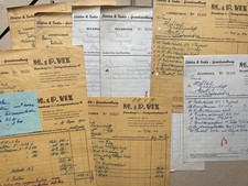 Lot old invoices d'occasion  Expédié en Belgium