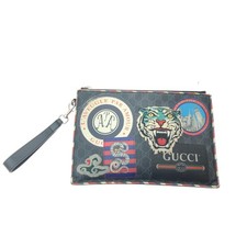Bolsa de embreagem GUCCI Night Courier GG Supreme com remendo de tigre 496346 #345 comprar usado  Enviando para Brazil
